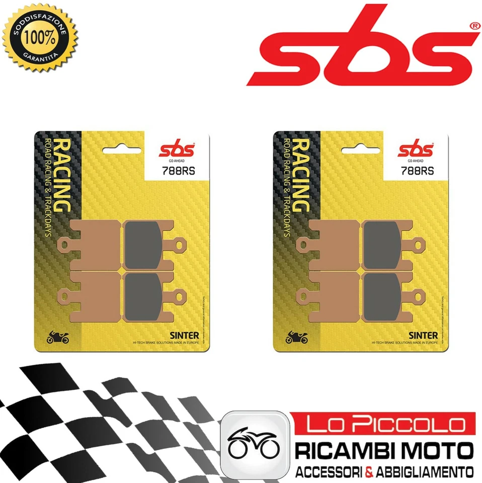 8 PASTIGLIE FRENO ANTERIORE SBS RACING KAWASAKI VN 1600 VULCAN 2005 2006 2007 Foto 1 de 1