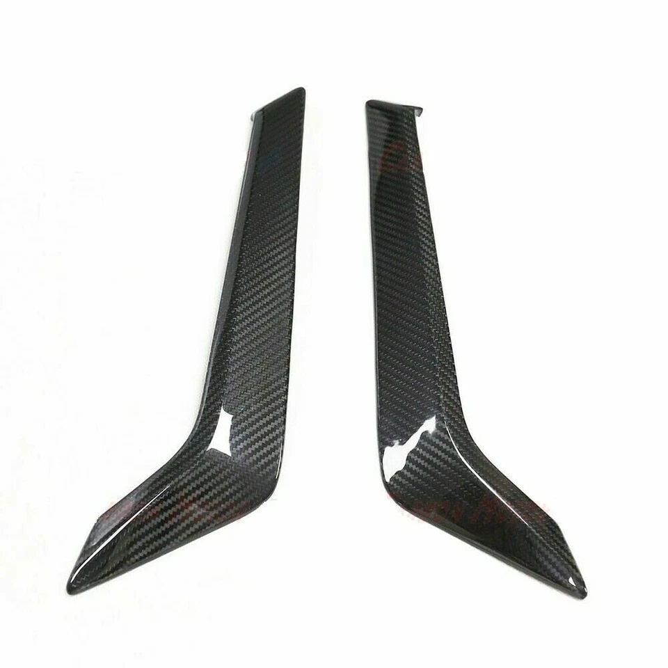Carbon Fiber Car Side Fender Air Vent Cover Trims For Infiniti Q60 Q60S — 第 1/4 张图片