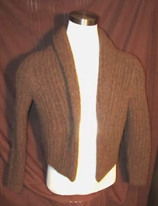 Banana Republic Open Front Alpaka-Mix Damen Pullover, Braun, Größe M, Neu - Bild 1 von 8
