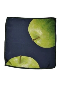 Paul Smith Mainline 50th Anniversary Apple Silk Pocket Square Brand New - Picture 1 of 3