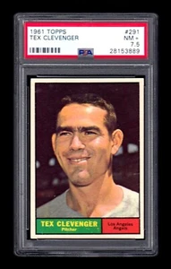 1961 Topps #291 Clevenger PSA 7,5 NM+ - Bild 1 von 2