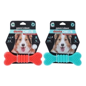 2x Paws And Claws 17x6.1x3.7cm Denta Chew Teeth Clean Bone Dog/Pet Toy Assort - Picture 1 of 8