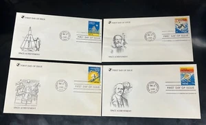 1981 FDC, #1912-1919, 18c Space Achievement Stamps Reader's Digest (4 envelopes) - Picture 1 of 10