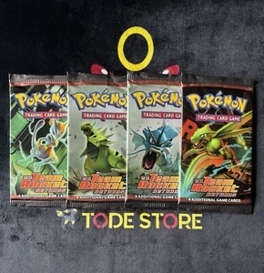 Pokemon EX Team Rocket Returns Booster Pack Sealed Art Set 4/4 2004 Nintendo 🖤 - Picture 1 of 21