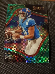 2022 Matt Corral Panini Select Draft Prizm NFL Rookie Card RC #108 PANTHERS - Bild 1 von 2