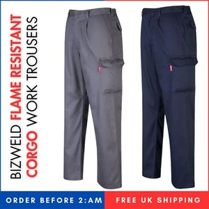 Portwest Bizweld Cargo Schweißhose flammhemmende Taschen Arbeitshose BZ31 - Bild 1 von 8