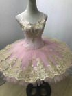 Pink Ballet Tutu Dress Skirt Ballet Dance Costume Girl Pancake Ballerina Dress