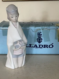 LLADRO Children’s Nativity King MELCHIOR Wise Man Spain 4673 MATE In BOX! - Picture 1 of 12