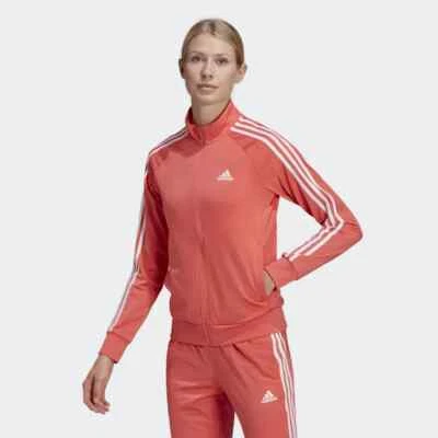 adidas Women's Primegreen Warm-Up Slim 3-Stripes Track suit (Jacket & Pant) - Image 1 of 4