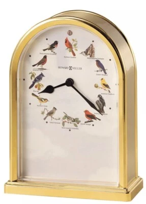 Howard Miller Songbirds of North America III Table Clock 645405 - Pre-Owned - Image 1 of 4