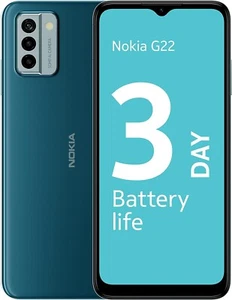 Nokia G22 Dual SIM - 64GB 4GB RAM - Lagoon Blue / Bleu - Unlocked - Very Good - Picture 1 of 9