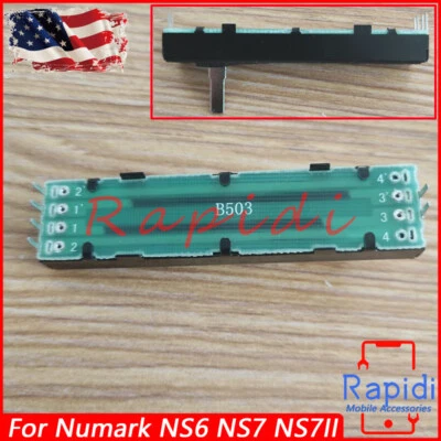 Controlador mezclador DJ fader de canal para Numark NS6 NS7 NS7II NS7III NV II 4TRAK Foto 1 de 4