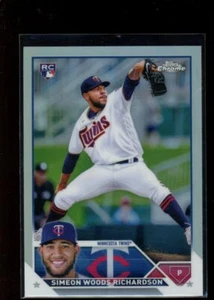 2023 Topps Chrome #173 Simeon Woods Richardson Refractor - Picture 1 of 2