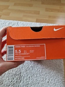 Nike Free 1.0 Cross Bionic Size 5.5 EUR 36 Orange Running/Fitness Trainers - Bild 1 von 10