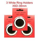 3 AirTite Ring Style X6D38 White 7mm Deep Round Coin Capsules 2 oz. Holders NEW