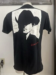 VTG MARLBORO COWBOY SHIRT BLK SINGLE STITCH FADED AUTHENTIC WESTERN WiLD WEST - Picture 1 of 8