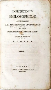 INSTITUTIONES PHILOSOPHICAE AUCTORITATE ARCHIEPISCOPI LUGDUNENSIS -1831- 6 VOLL. - Imagen 1 de 11