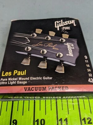 Gibson 日本电吉他弦 Les Paul 009-042 SEG-LP9 — 第 1/4 张图片