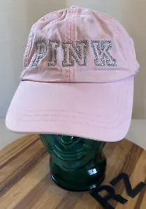 VICTORIA'S SECRET "PINK" BLING HAT STRAPBACK ADJUSTABLE VERY GOOD CONDITION   Q - Picture 1 of 3