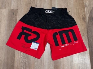 Pantalones Cortos JON BONE JONES Firmados Forma Roja MMA UFC CERTIFICADO DE AUTENTICIDAD PSA Autografiados Nuevos con Etiquetas - Imagen 1 de 4