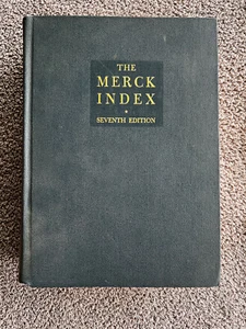 Vintage Medical The Merck Index of Chemicals and Drugs 7th Edition 1960 Hardcover - Bild 1 von 7