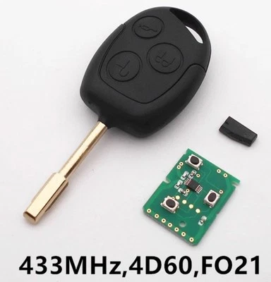 Clé Vierge electronique 4d60 pile Ford Focus Fiesta Ka Mondeo Transit Testé