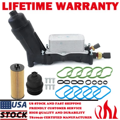 Carcasa adaptadora de filtro de aceite de 3,6 L para Dodge Grand Caravan 2014-2016 y sellos de admisión Foto 1 de 4