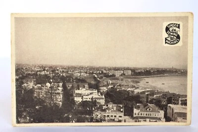Vintage Singer Sewing Machine Advertising Photo Bombay Views From Malabar Hill - Image 1 of 3