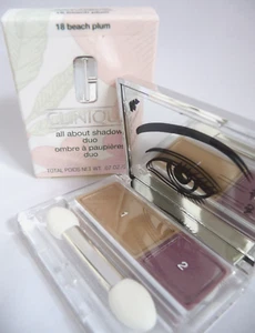 CLINIQUE All About Shadow Duo 18 STRANDPFLAUME Lidschatten brandneu in Verpackung volle Größe - Bild 1 von 1