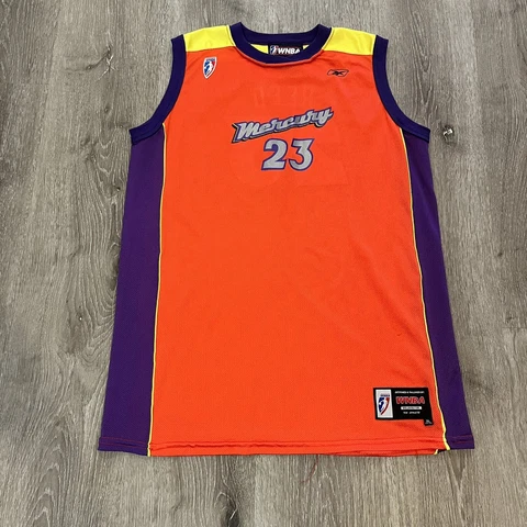 Rare Youth WMBA Phoenix Mercury Brandy Reed Reebok Jersey Size Youth XL Cover