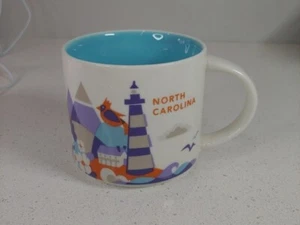 Starbucks 2013 You Are Here Serie NORTH CAROLINA 14 Unzen Kaffee Tee BECHER - Bild 1 von 8