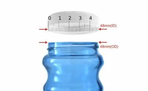 Tapas atornilladas roscadas de 48 mm para jarras de botellas de agua de 3 y 5 galones (3 piezas) - Imagen 1 de 1