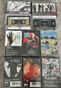 Cassette Tape Lot 80s Rock The Cars Billy Idol Genesis Talking Heads Hall Oates - Picture 1 of 4