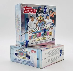 2x - 2025 TOPPS SERIE 1 Celebración de Béisbol 2 MEGA CAJAS Nuevo Sellado en Mano - Imagen 1 de 2