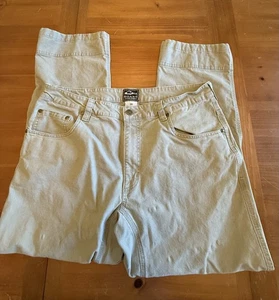 Pantalón Drake Hombre Algodón Doble Rodilla Talla 38 Caqui. Pantalones de trabajo duraderos - Imagen 1 de 7