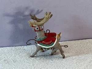 Christmas ornament hallmark Reindeer Coll. Prancer & Vixen AA27 - Picture 1 of 7