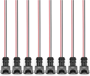 8 Stück Einspritzdüse Stecker Stecker Kabelbaum, Ersatz für 4,6L 5,0L 5,4L 5,8L - Bild 1 von 12