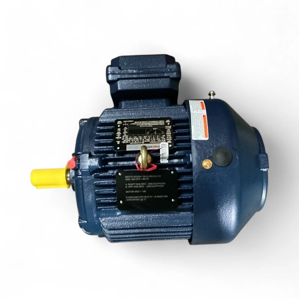 Marathon XRI-841 184THFCD9026 5HP 460V 3PH 184T TEFC Severe Duty Electric Motor - Image 1 of 4