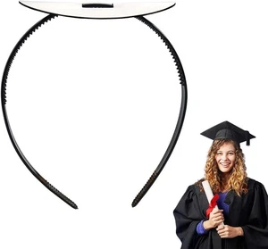 Graduation Cap Headband Insert - Secure Fit and Hair-Friendly Cap Upgrade - Picture 1 of 6