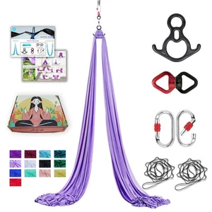 11 Yards Aerial Silks For Home Aerial Yoga Swing Aerial Yoga Hammock Swing Ae... - Picture 1 of 8