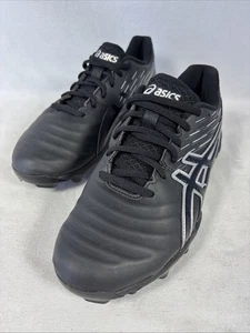 *PROBE* Asics Gel Lethal Blend Fußball Herren US schwarz Leder Fußball AFL - Bild 1 von 13