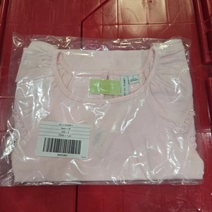 JANIE AND JACK Lace Trim Top Girls Size 8 Pink - Picture 1 of 3