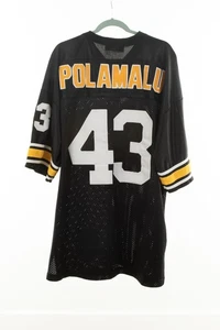 Troy Polamalu Pittsburgh Steelers LE 2004 NFL Football Trikot schwarz 3XL #43 - Bild 1 von 7