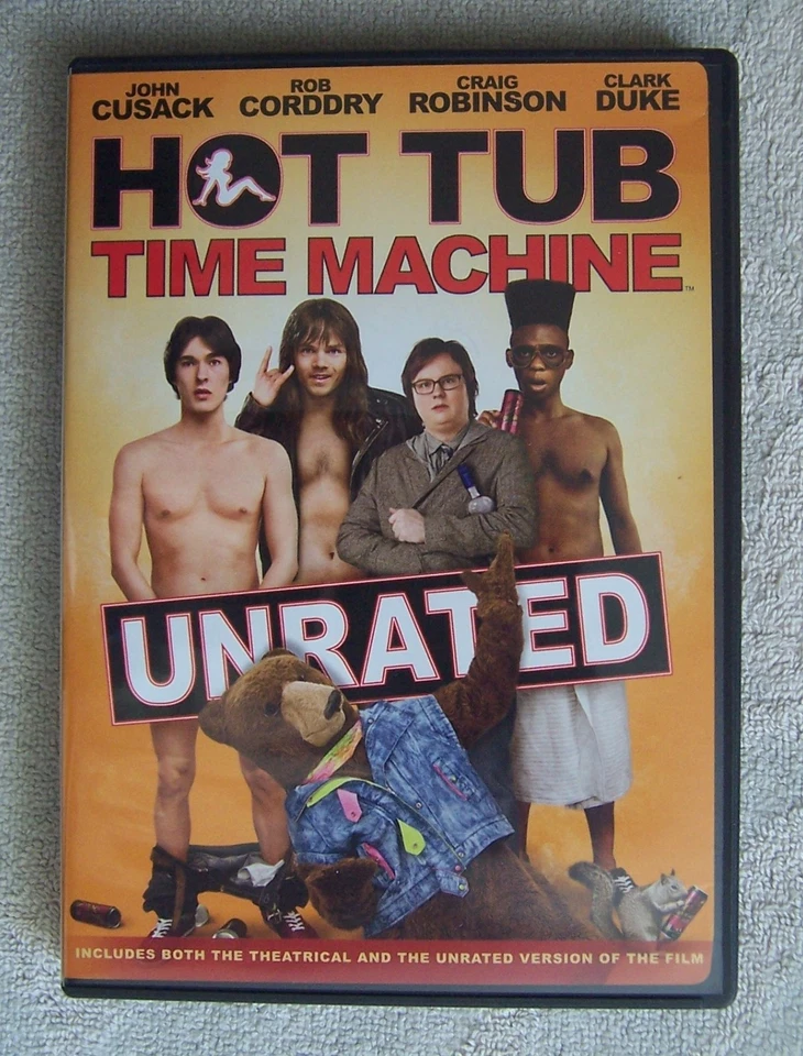 Hot Tub Time Machine (DVD, 2010) John Cusack Wide Screen Very Good Condition - Image 1 of 1
