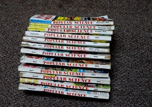 1955 POPULAR SCIENCE MAGAZINES 12-ISSUES COMPLETE YEAR OF 1955 - Picture 1 of 3