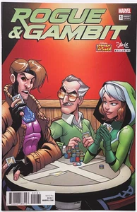 Rogue & Gambit #1 Marvel 2018 Stan Lee Box Variant Billy Martin Cover NM+ 9.6 - Picture 1 of 2