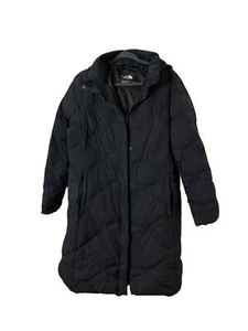 The North Face Daunenmantel Damen Größe Extra Large schwarz Puffer langer Reißverschluss Druckknopf * - Bild 1 von 14