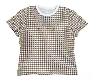 CAMISETA TEJIDO CANASTA CREMA FRANCESA TORY BURCH Talla XS - Imagen 1 de 7