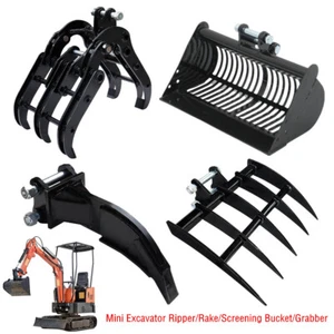 Small Digger Accessories Hole Diameter 25mm Span 90mm for Excavator Attachment - Picture 1 of 19
