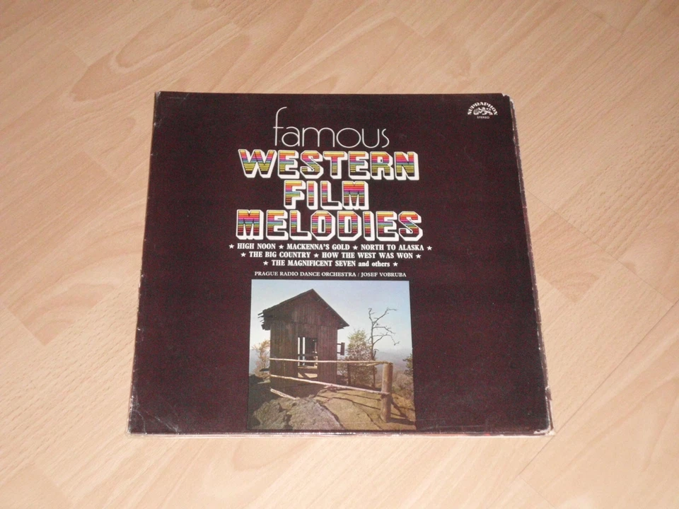 PRAGUE RADIO DANCE ORCHESTRA Famous Western Film Melodies LP SOUNDTRACK EASY POP - Bild 1 von 1